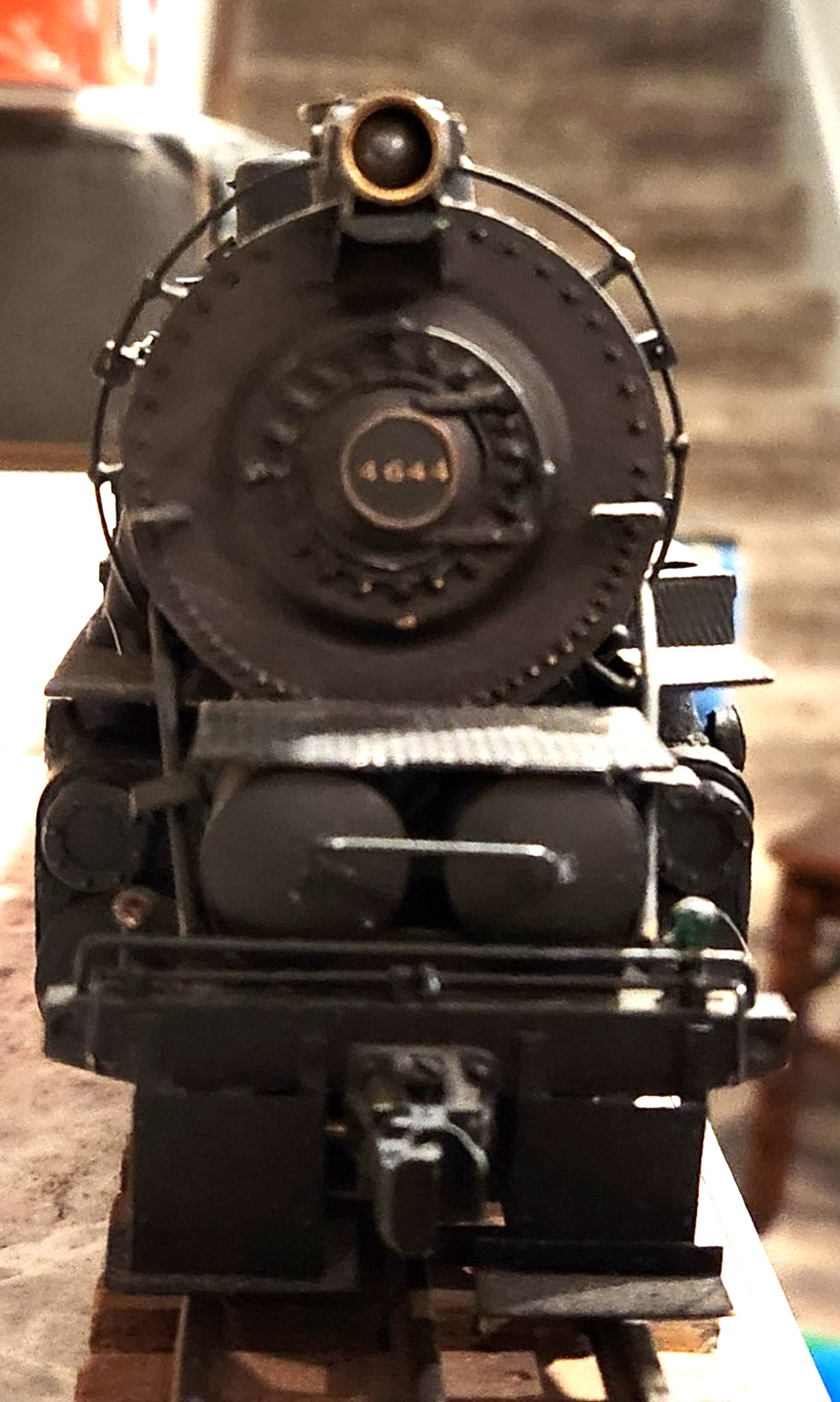 Original O Scale 2 Rail KTM US Hobbies Pennsy 2-10-0 Decapod with original box.