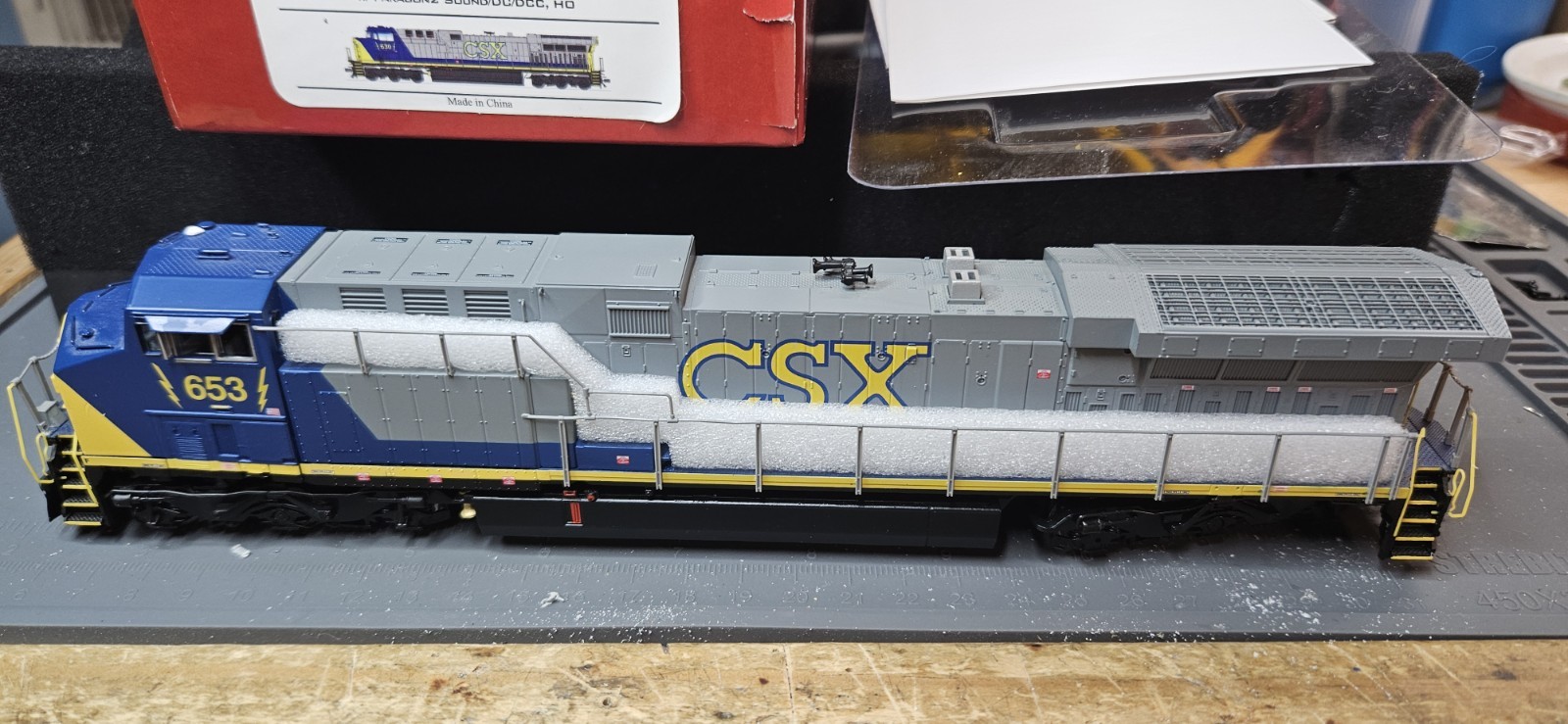 Broadway Limited 2605 HO CSX GE AC6000CW Paragon2 #653 Locomotive