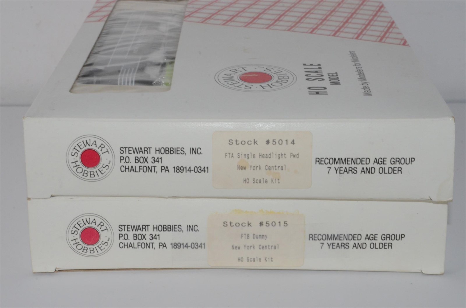 Stewart Hobbies HO Scale New York Central Locomotive Train 5014 FTB Dummy 5015