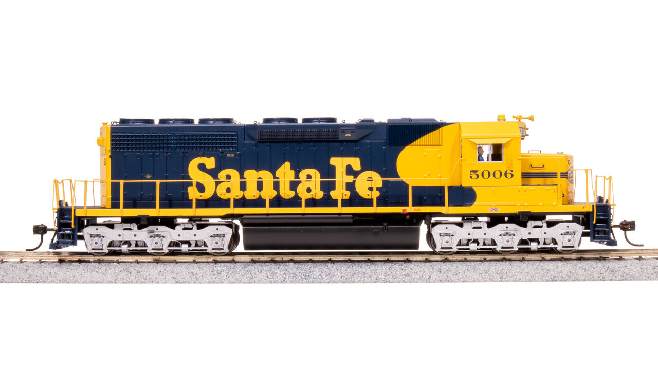Broadway Limited 9030 HO ATSF EMD SD40 Blue/Yellow Warbonnet No-Sound #5006