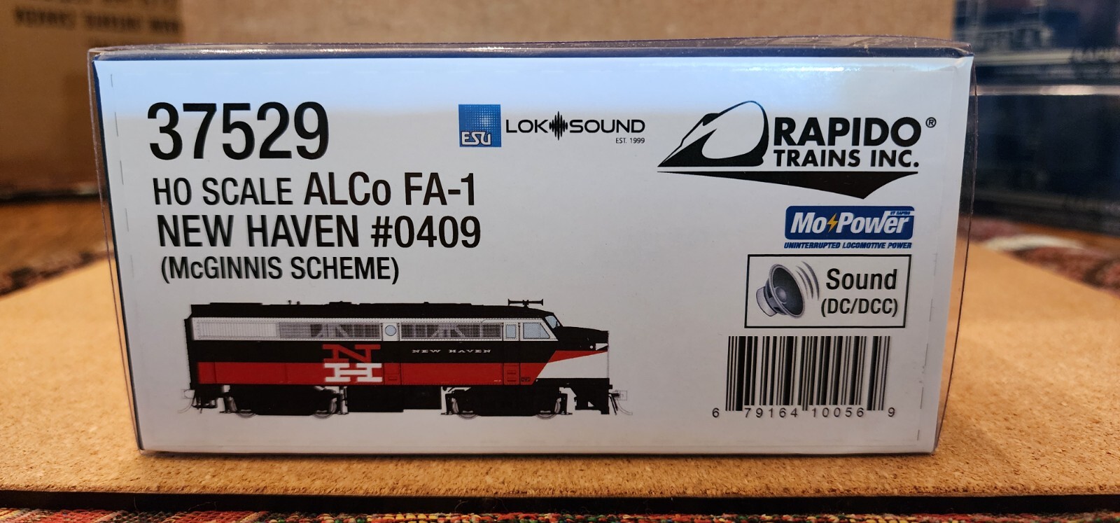 RAPIDO 37529 HO ALCO Diesel FA-1 New Haven RR 0409 McGinnis ESU DCC & SOUND