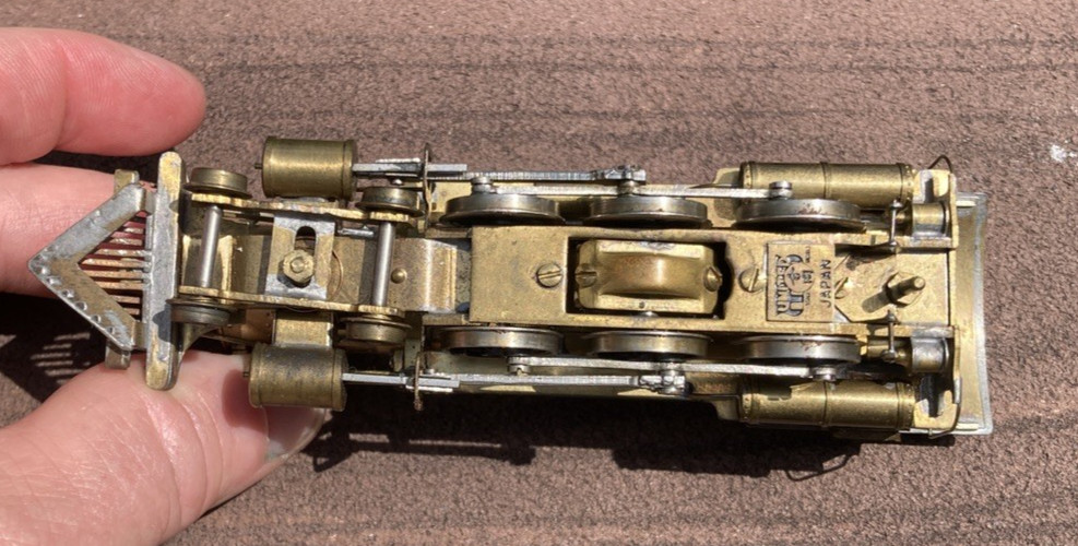 HO United Virginia & Truckee 4-6-0 No. 26 Steam Locomotive Brass Unpainted