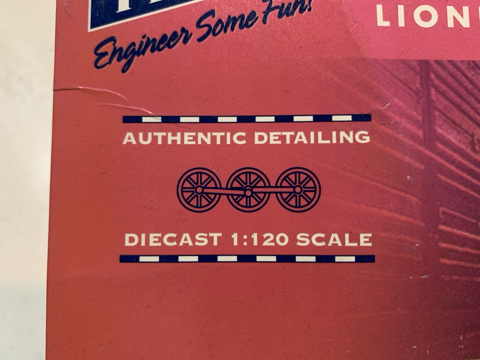 LIONEL DIE CAST SANTA FE WARBONNET F3 DIESEL ENGINE 1:120 SCALE DISPLAY TRAIN