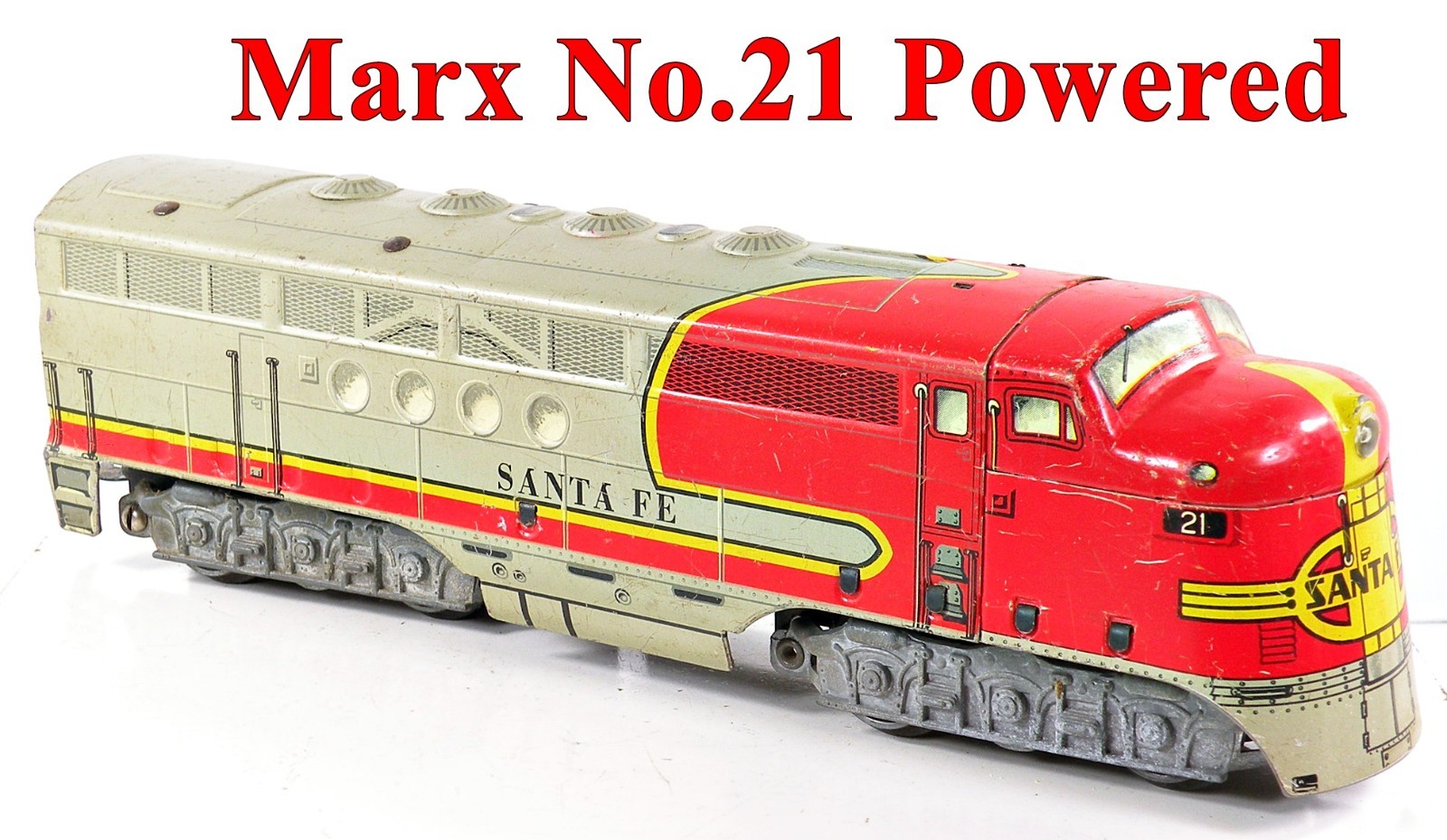 Marx 21 Santa Fe SF EMD FT A-A Diesel Powered /4/ 1950s