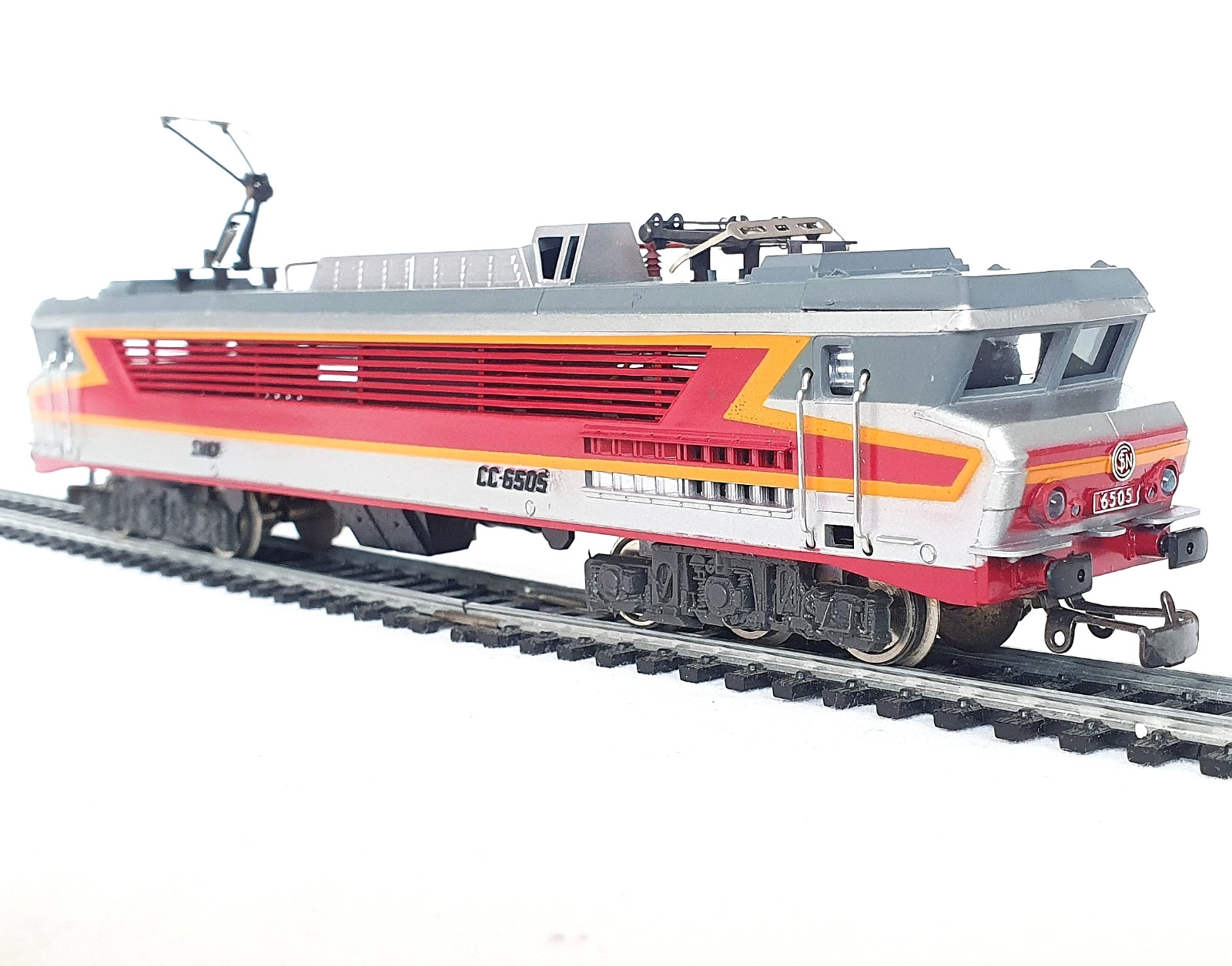Jouef HO 1:87 SNCF French CC 6505 GRAND CONFORT ELECTRIC LOCOMOTIVE 8436 NM`76
