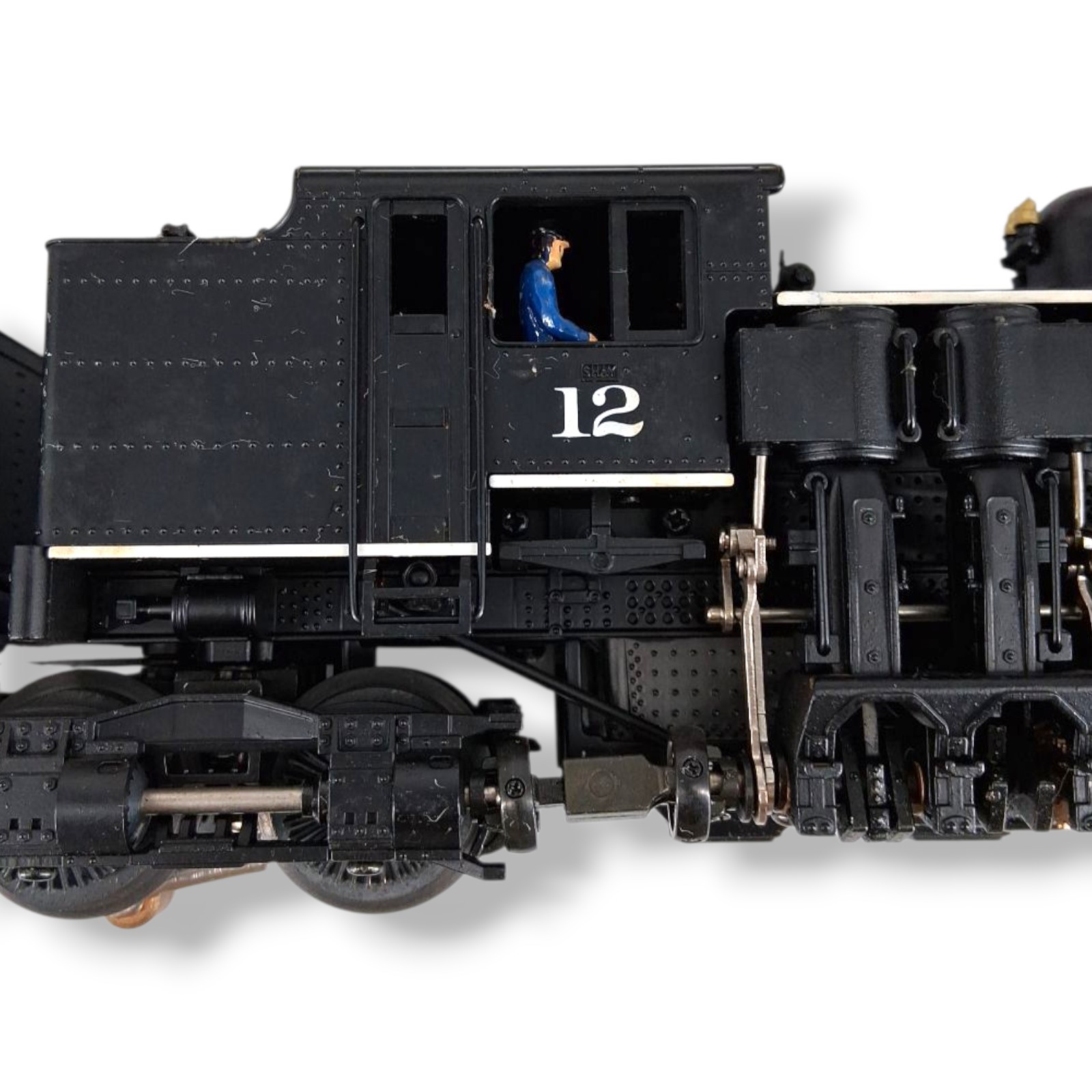 MTH 20-3023-1 WEST VIRGINIA Pulp & Paper 4-Truck Shay Loco & Tender PS1 Engine