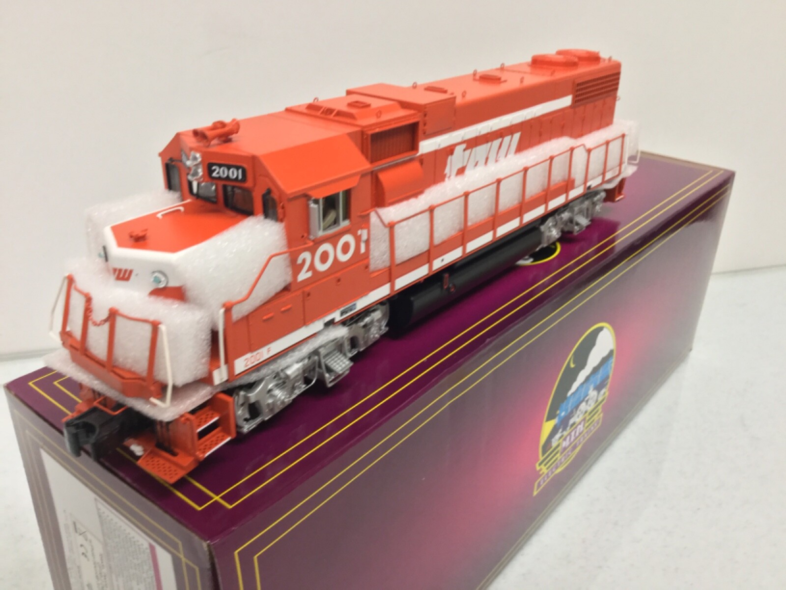 MTH 20-21224-1 Toledo, Peoria & Western GP38-2 Diesel w/PS3 3 Rail O Scale NIB