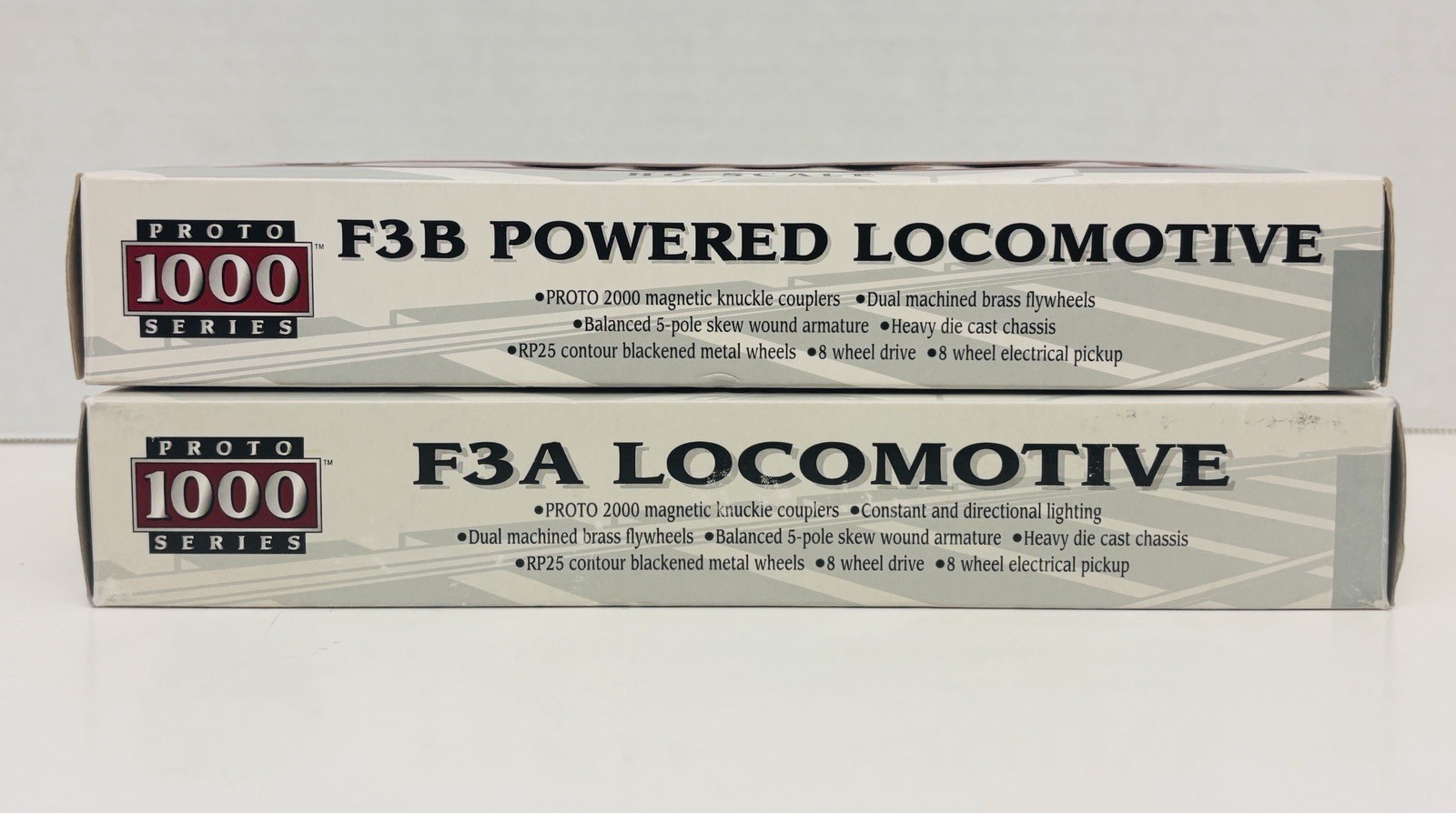 Proto 1000 HO Union Pacific AB Set Powered F3A & Dummy F3B Diesel 8174 READ