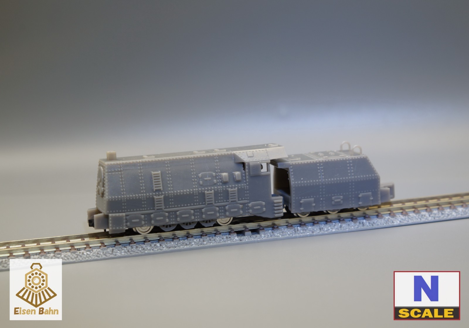 1/160 (N-scale) WWII German BP-44 BR-57 /w wheels resin kit (motor not included)