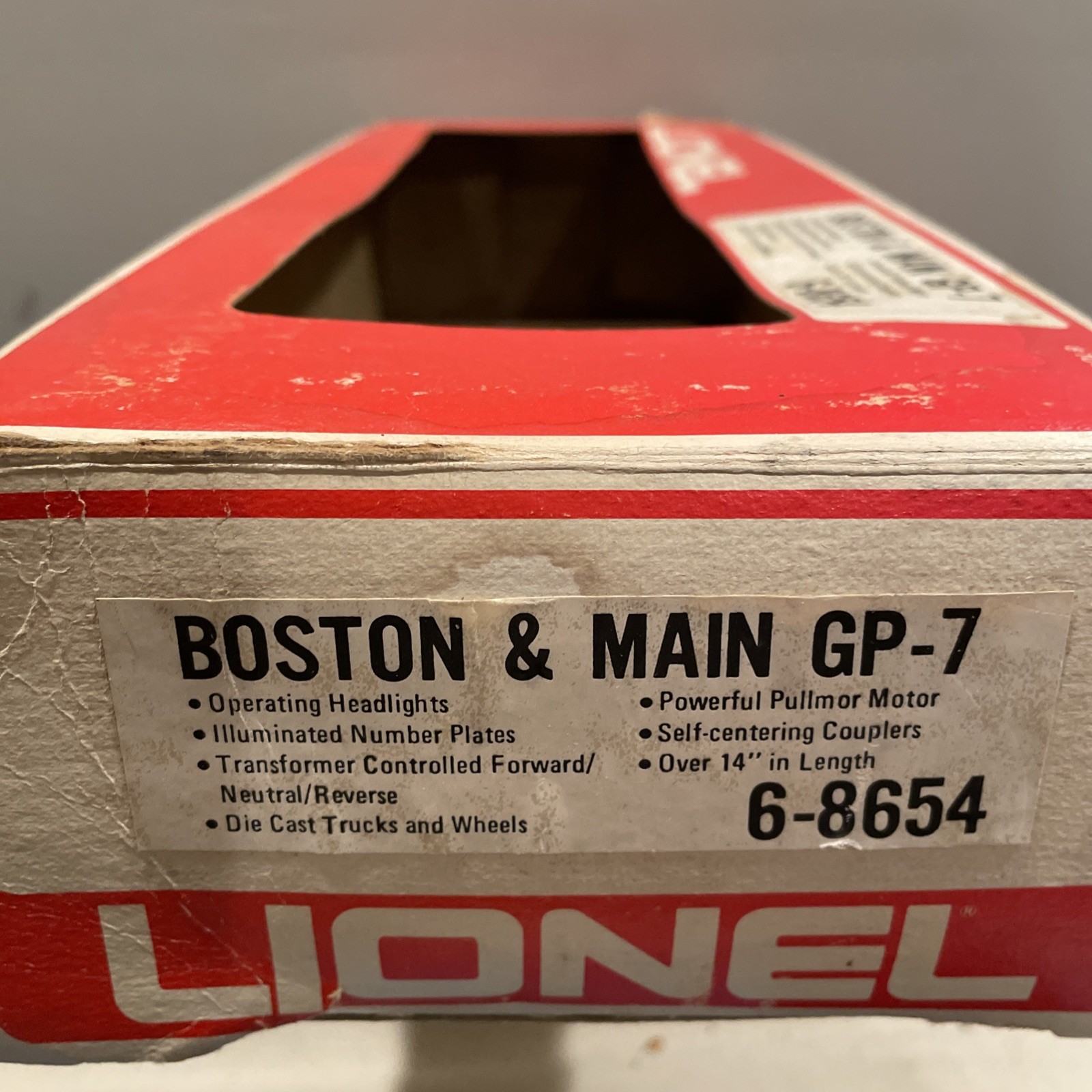 Lionel Boston & Maine GP-7 6-8654 O Gauge NICE!