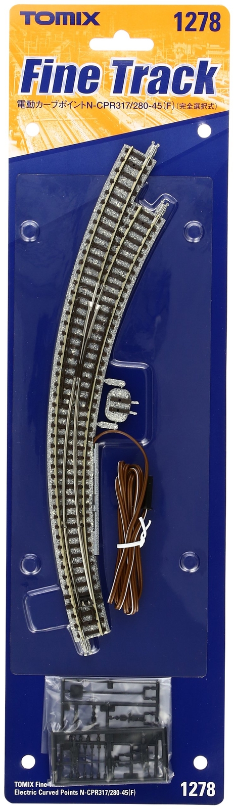TOMIX Ngauge electric point N-CPR317/280-45 F complete selection 1278 Model Rail