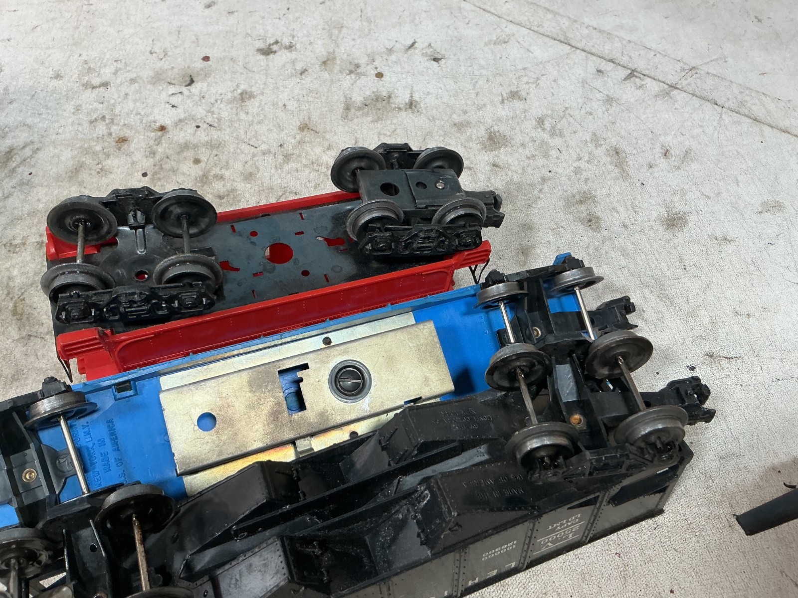 Lionel 1124 Postwar – Set The Hawk Steam Engine Freight Cars O Gauge