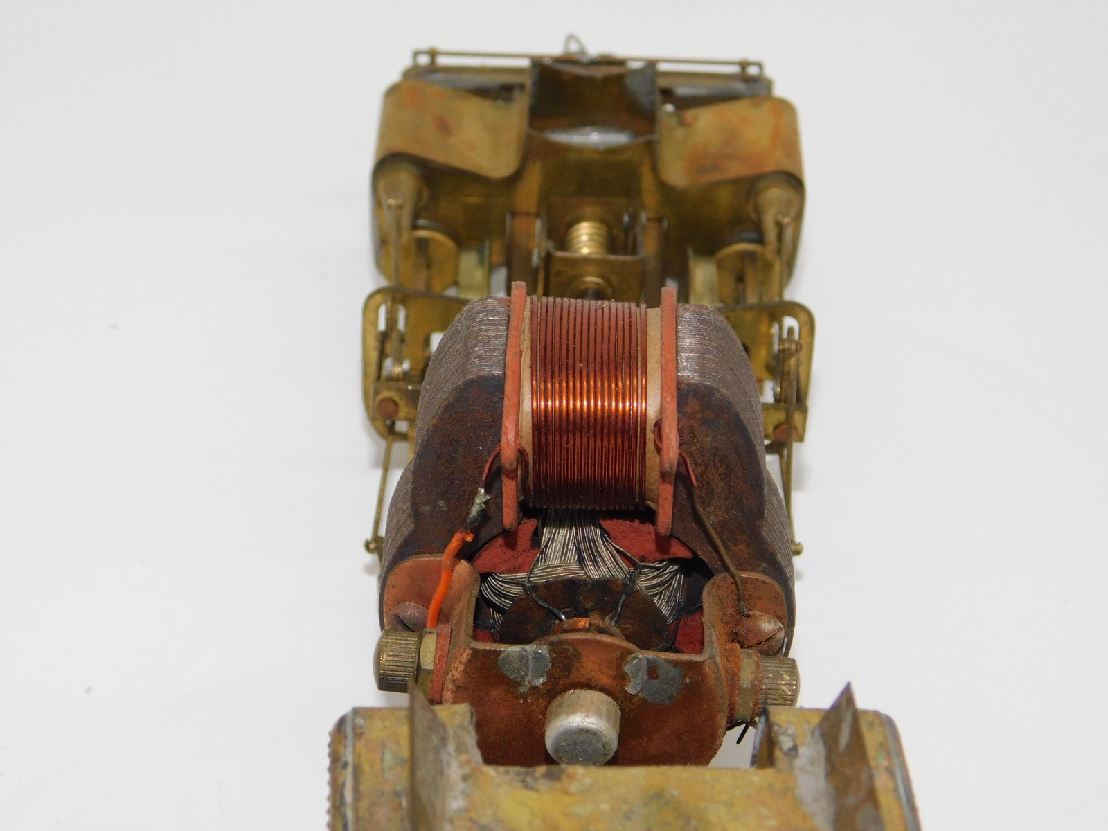 STEAM LOCOMOTIVE & TENDER 2 RAIL 0-4-0 BRASS O SCALE IMP C 16-A “PROJECT”