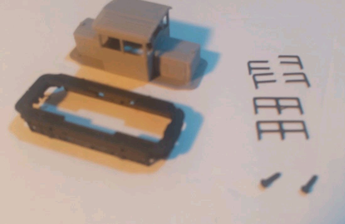 HOn30 CENTER CAB DIESEL LOCO Kit 3D. Made For Kato 109 Power Unit Not Included