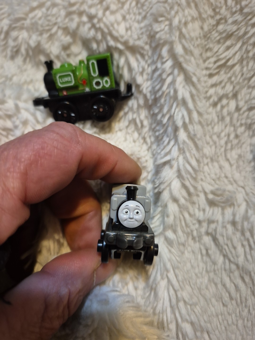 Thomas & Friends Minis~ Luke In Green & Grey {Rare}