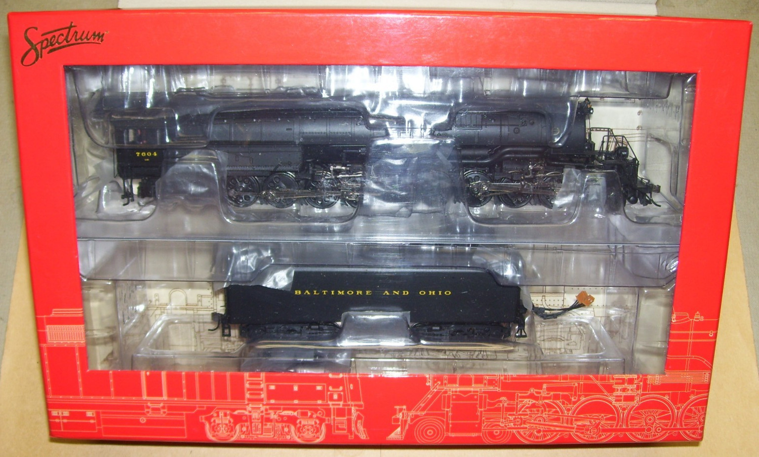 Spectrum HO B&O 2-8-8-4 EM-1 Locomotive #7604, Sound Ready & DCC-Equipped, LNIB