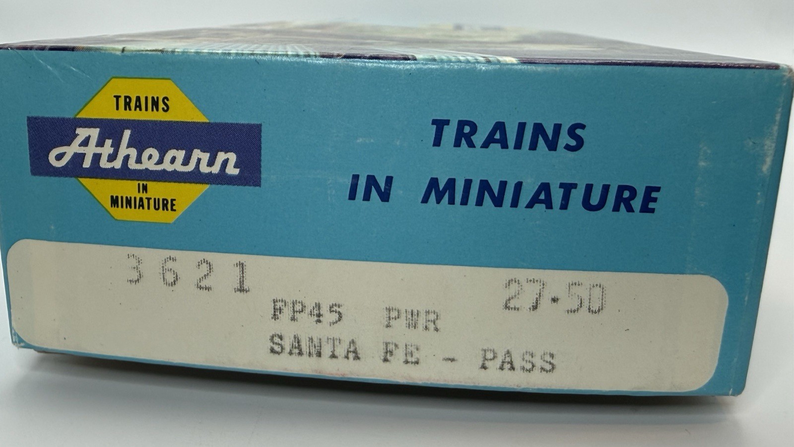 HO Athearn Santa Fe FP45 92 Powered Diesel Locomotive Blue Box Runs Well