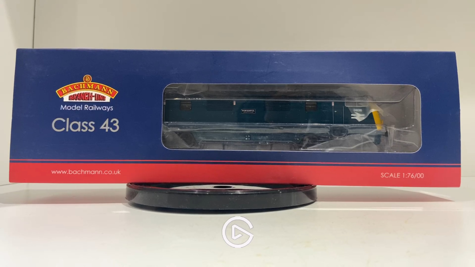 Bachmann Branchline 32-067A Class 43 Warship D836 in BR Blue DCC Ready Led Light