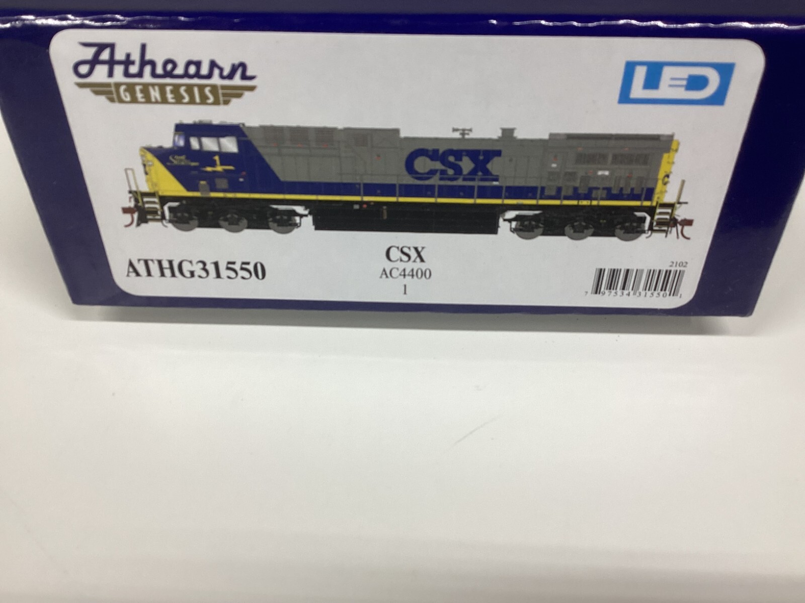 Athearn #G31550 HO scale “CSX” AC 4400 DCC & SOUND READY Rd.#1
