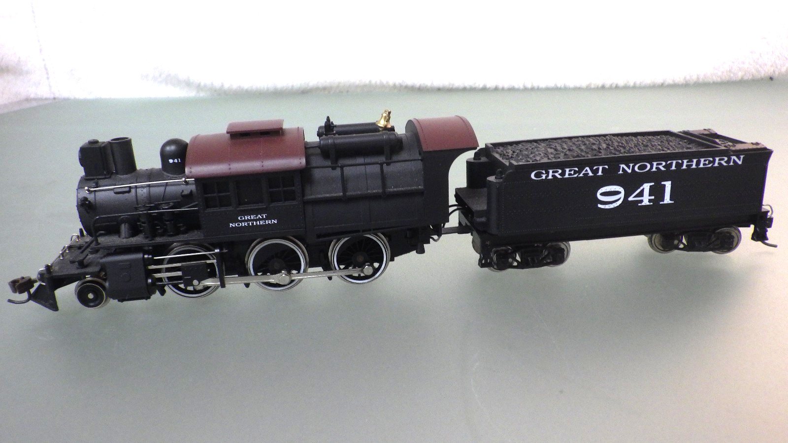 HO-Mehano GN 2-6-0 MOTHER HUBBARD Steam Locomotive-Tender Runs Strong Looks New