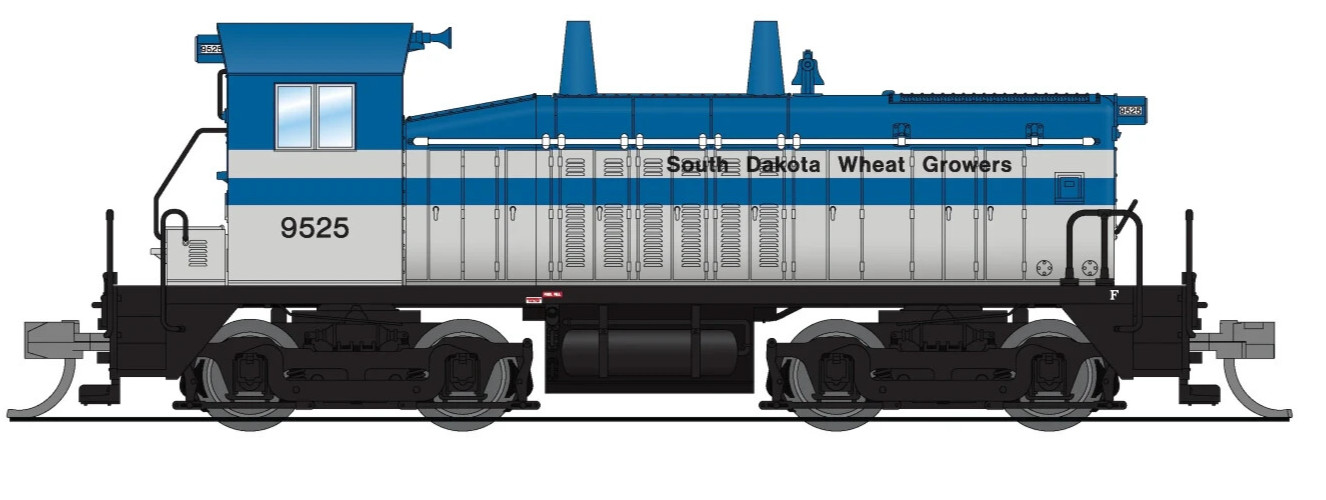 BROADWAY LIMITED 9318 N SCALE EMD NW2 Switcher SDWZ 9525 Paragon4 Sound/DC/DCC