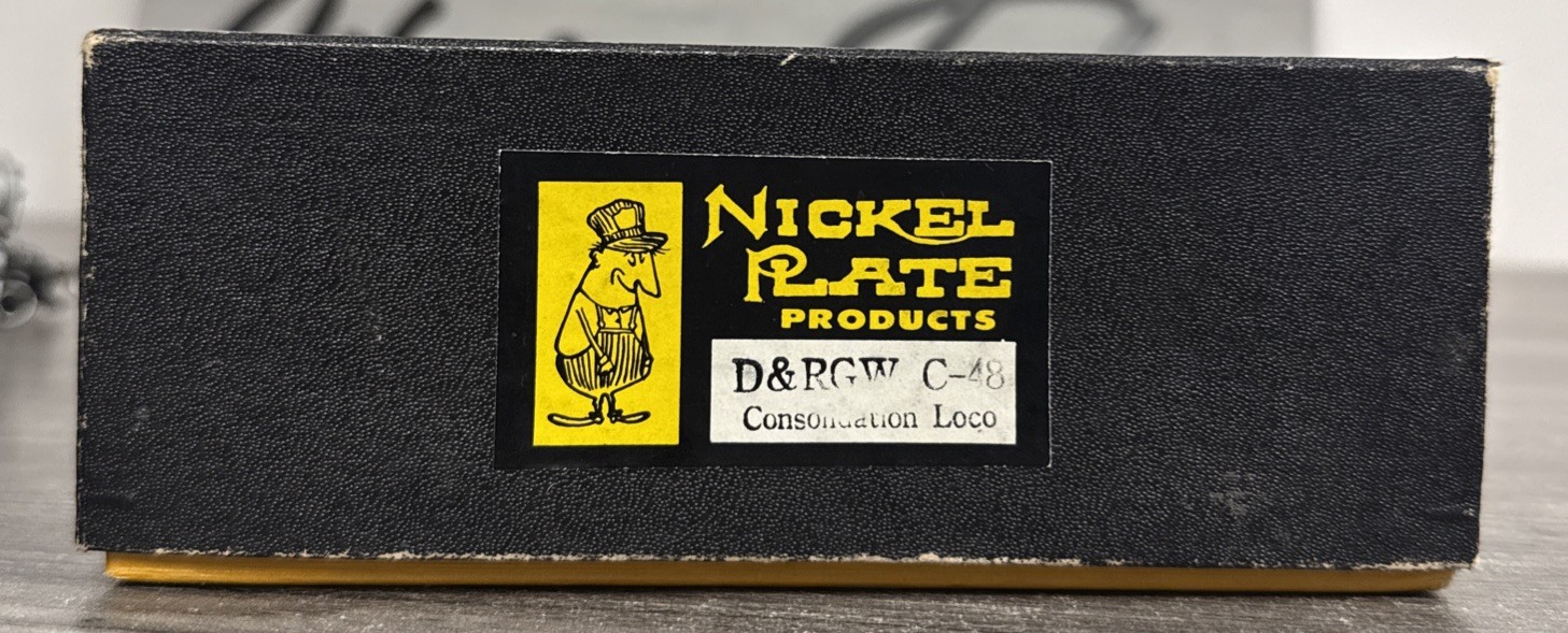 Nickel Plate Products HO Brass Consolidation D&RGW 2-8-0 C-48 #1151 DOES NOT RUN