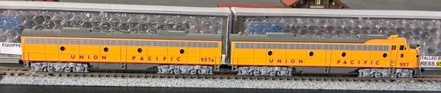 KATO N Scale UP EMD E9A/E9B, #957A/957B, Both Units with ESU LokSound (KOBO)