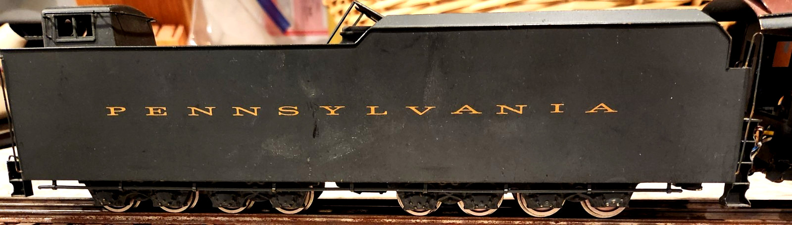 Original O Scale 2 Rail KTM US Hobbies Pennsy 2-10-0 Decapod with original box.