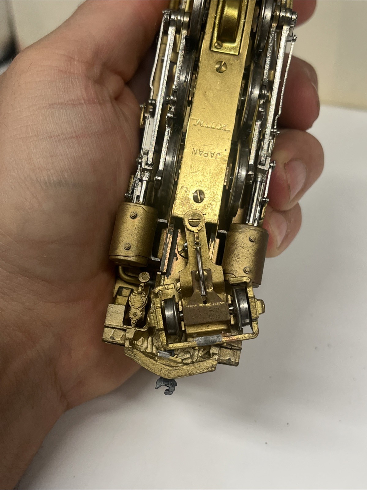 Ho Scale brass engine & caboose- Pennsylvania J-1 2-10-4 Westside Model Company