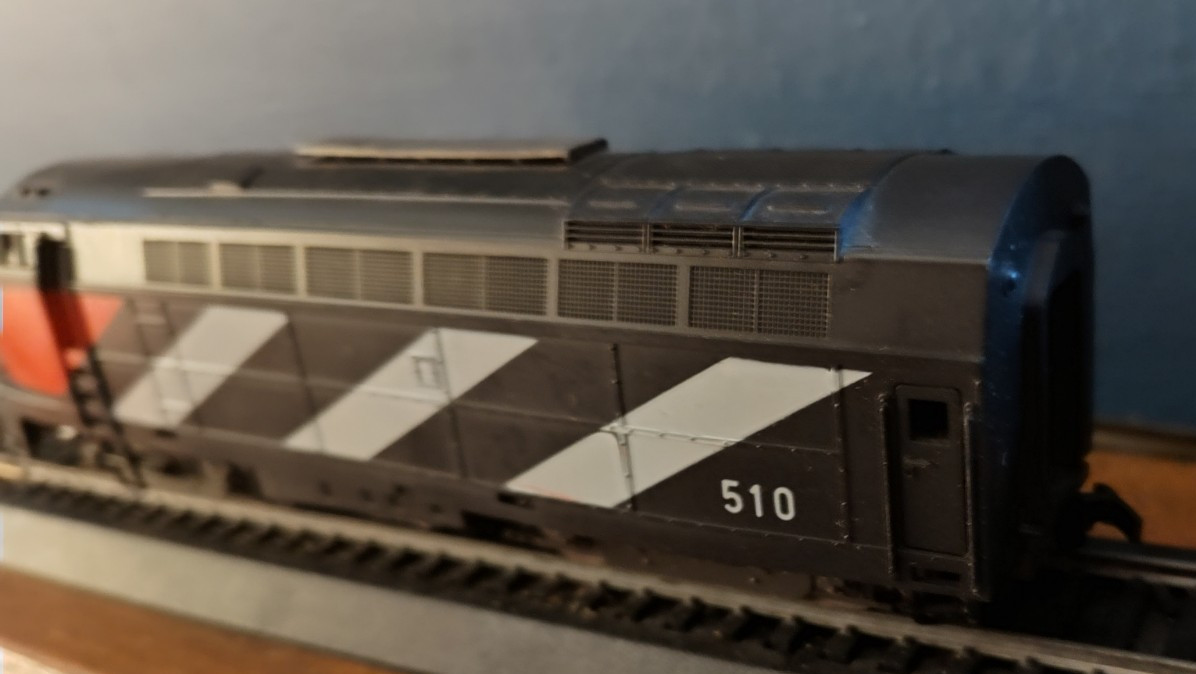 HO Scale AHM Canadian National Bull Nose f7 Diesel locomotive no 710