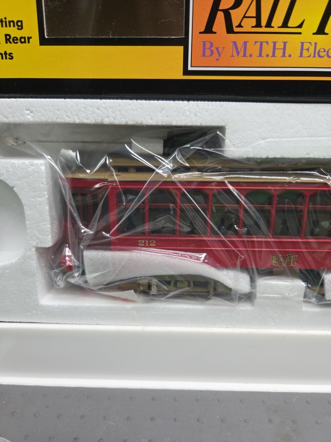 MTH Railking 30-2512-1 Brill Semi Convertible Trolley with Proto-Sound