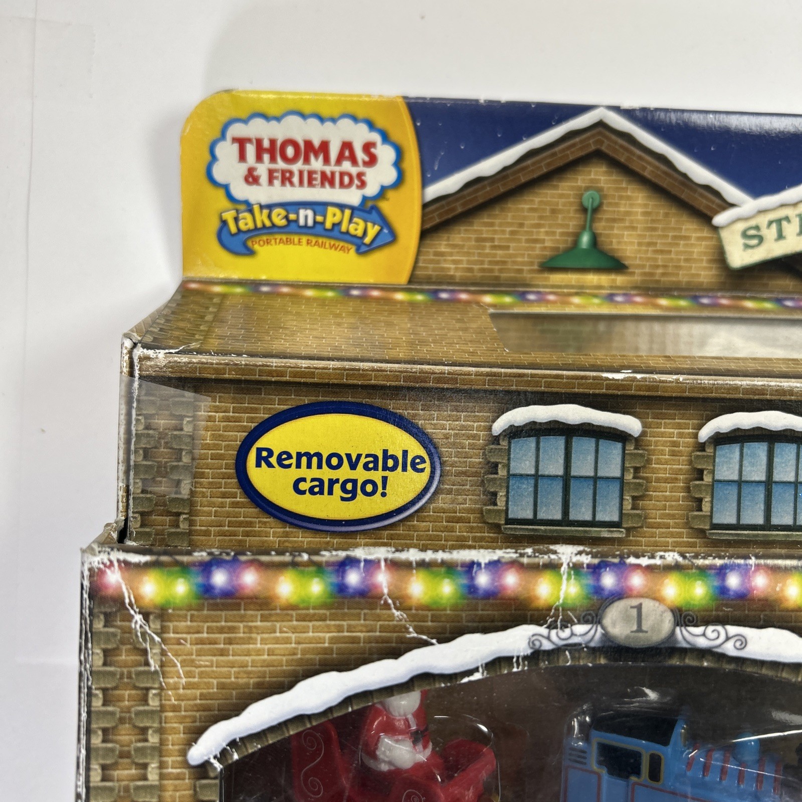THOMAS TRAIN Take N Play the Red Nose Engine Christmas Rare 2013 Target Santa
