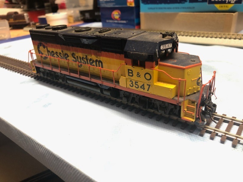 Athearn Blue Box GP38 Chessie System #3547