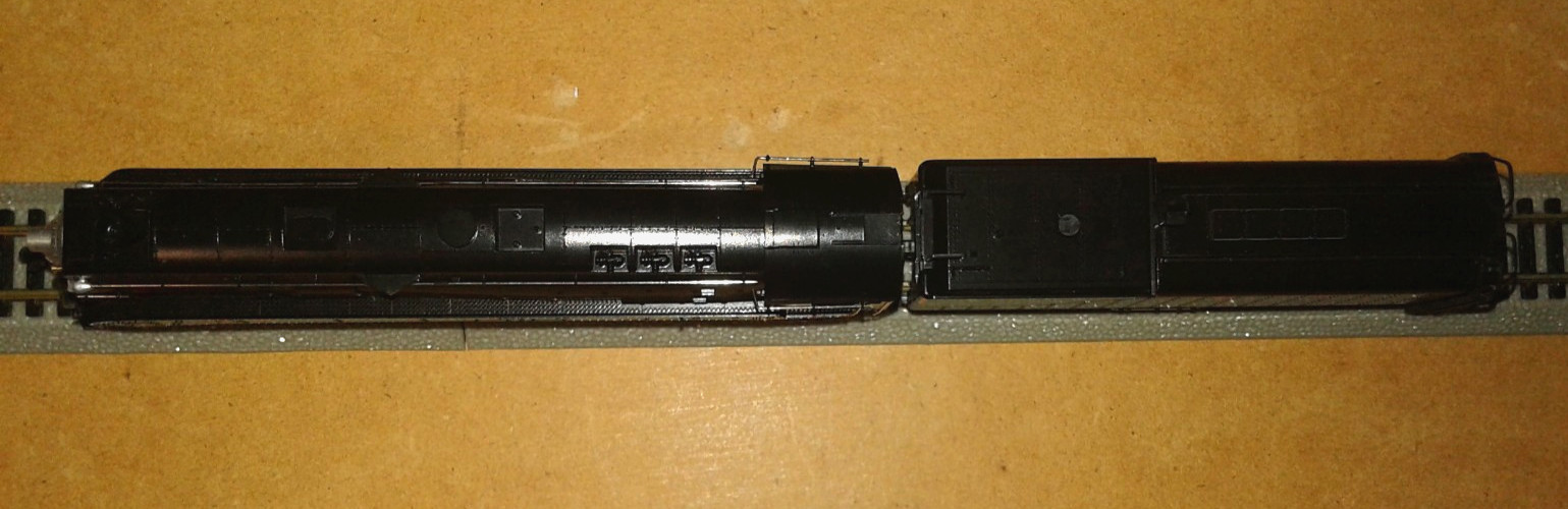 N SCALE KATO 4-8-4 GS-4 BURLINGTON NORTHERN SANTA FE BNSF BLACK #4449 126-0312