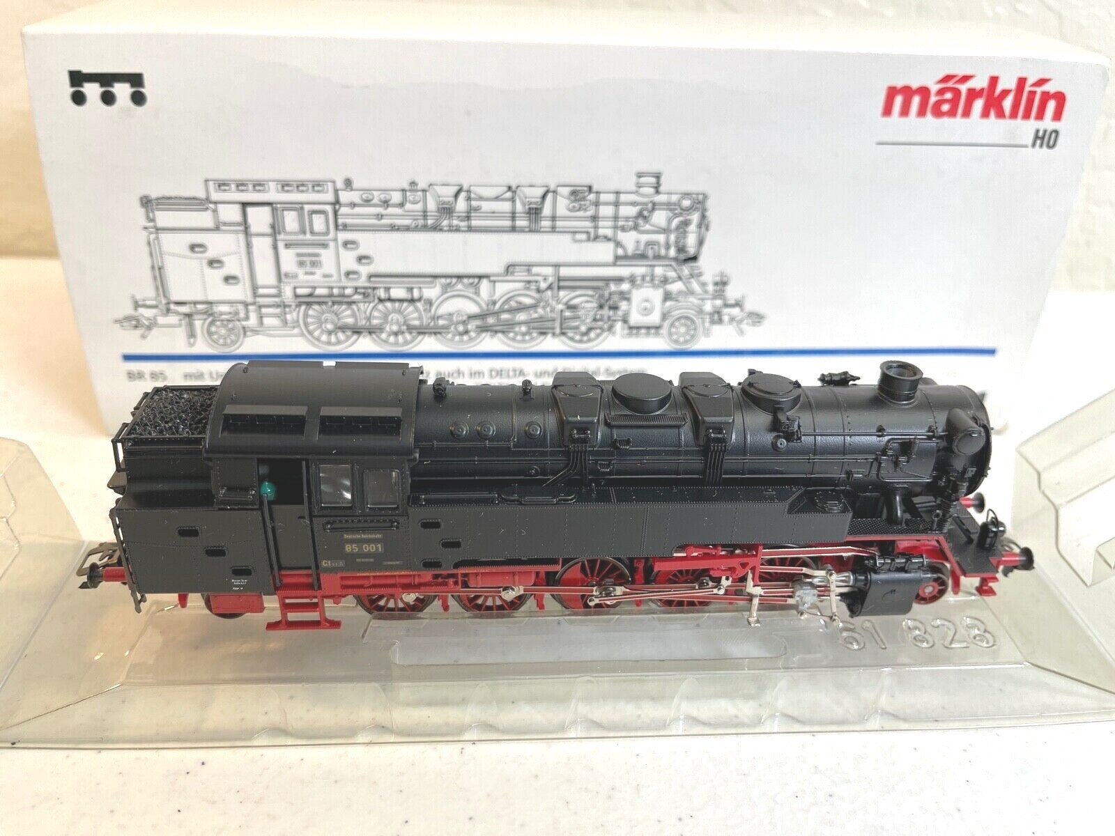 Marklin 33081 BR 85 2-10-2 DR DELTA and Digital Systems Steam Locomotive HO