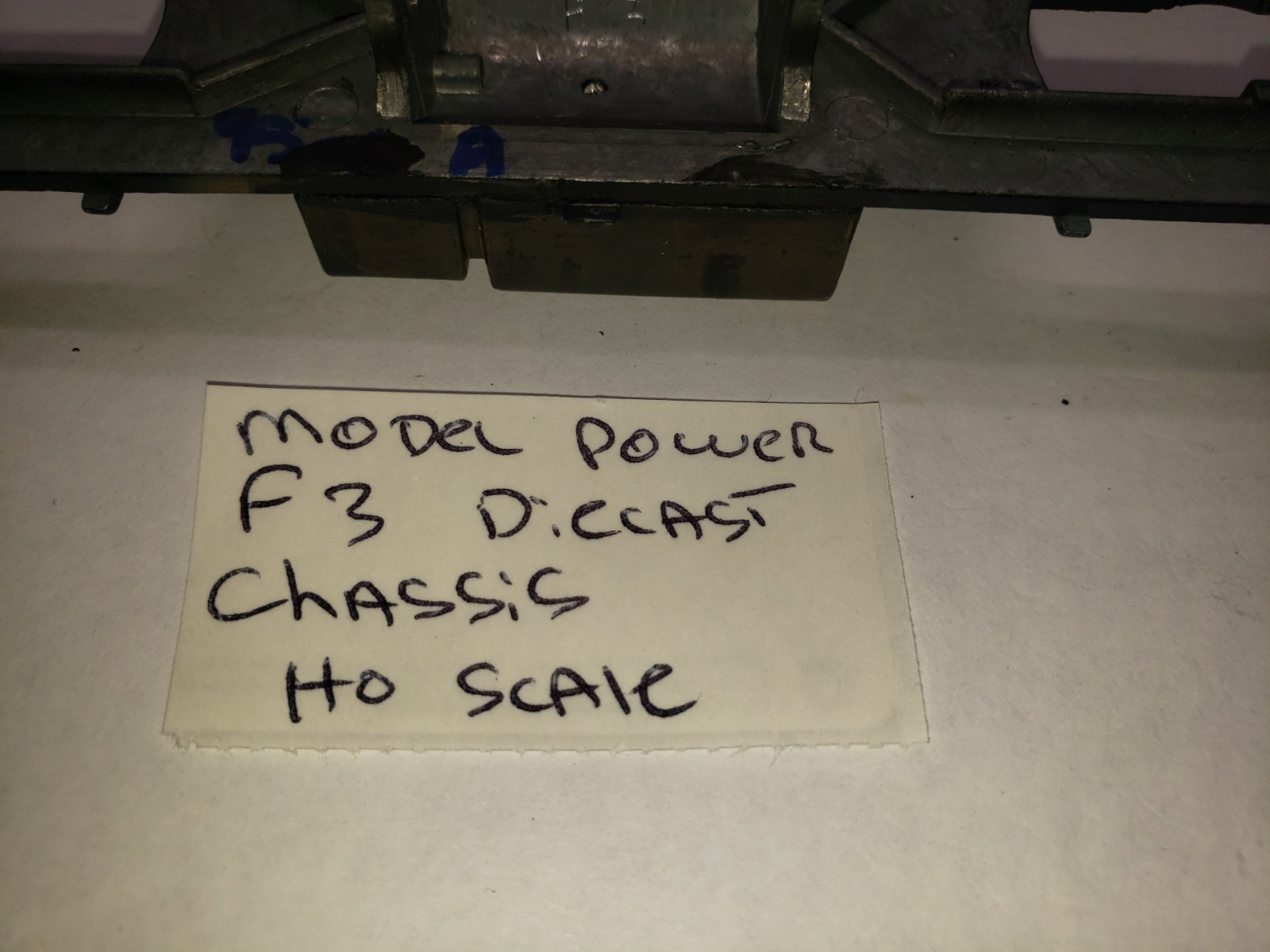 F3 DIECAST METAL CHASSIS LOCOMOTIVE HO SCALE MODEL POWER HO SCALE