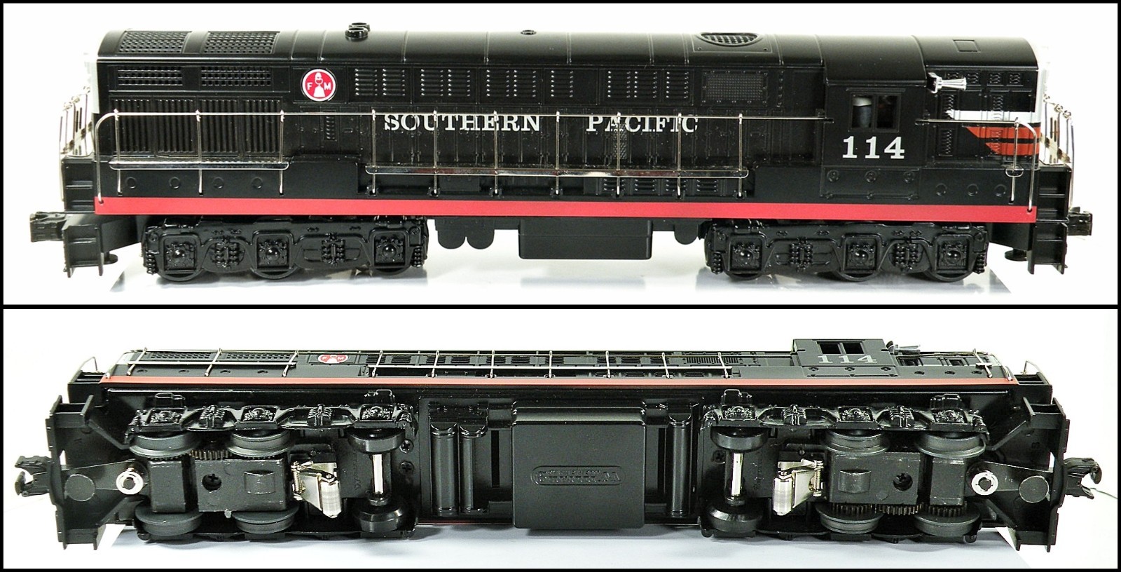 Williams FM-112 Southern Pacific SP FM Trainmaster w/True Blast II Horn