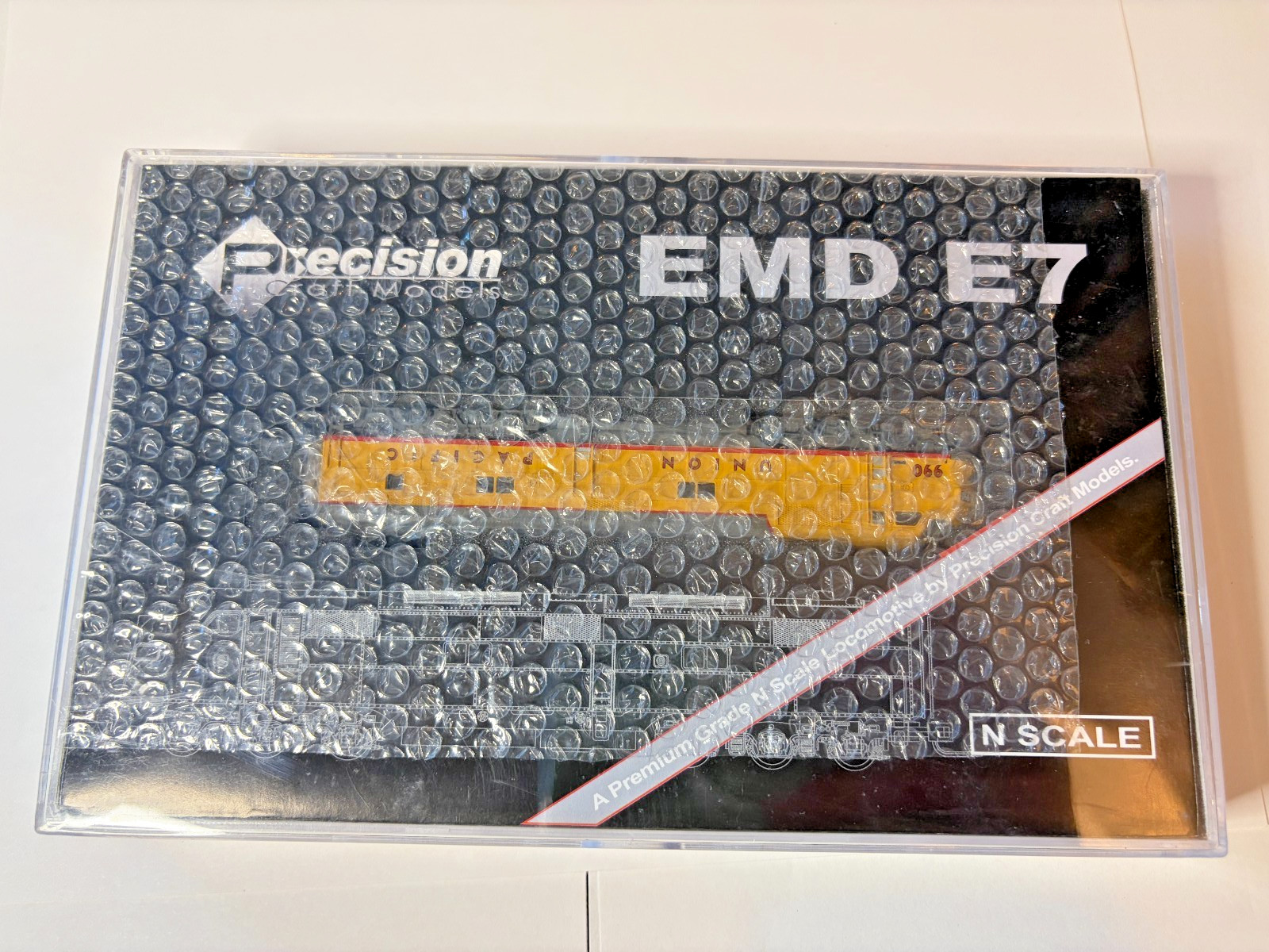 Precision Craft Models N Scale Train EMD E7 E7A 608 Union Pacific
