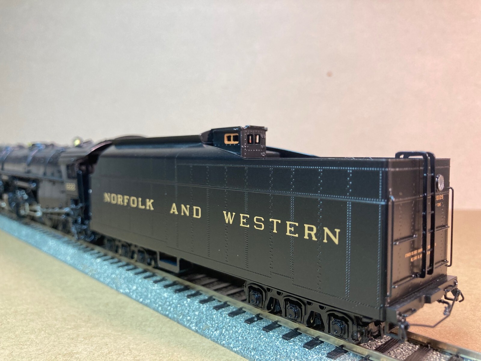 Norfolk & Western 2-6-6-4 Class A Rd #1222, PSC #17094-1 Factory Ptd Brass New