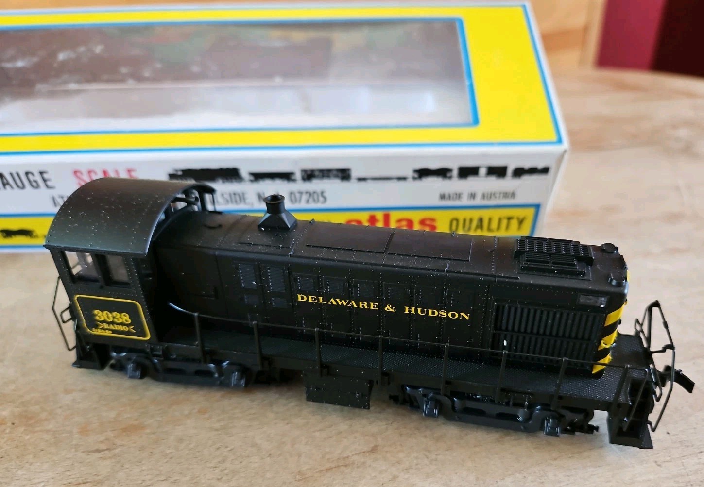 Atlas 8274 Delaware & Hudson D&H S-4 Diesel Locomotive #3038 Nice Cond In Box