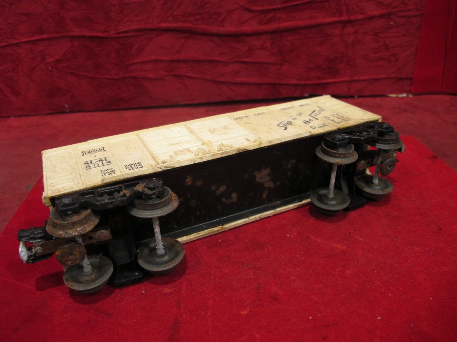 Lionel Ship It On The Frisco #6014 Boxcar.