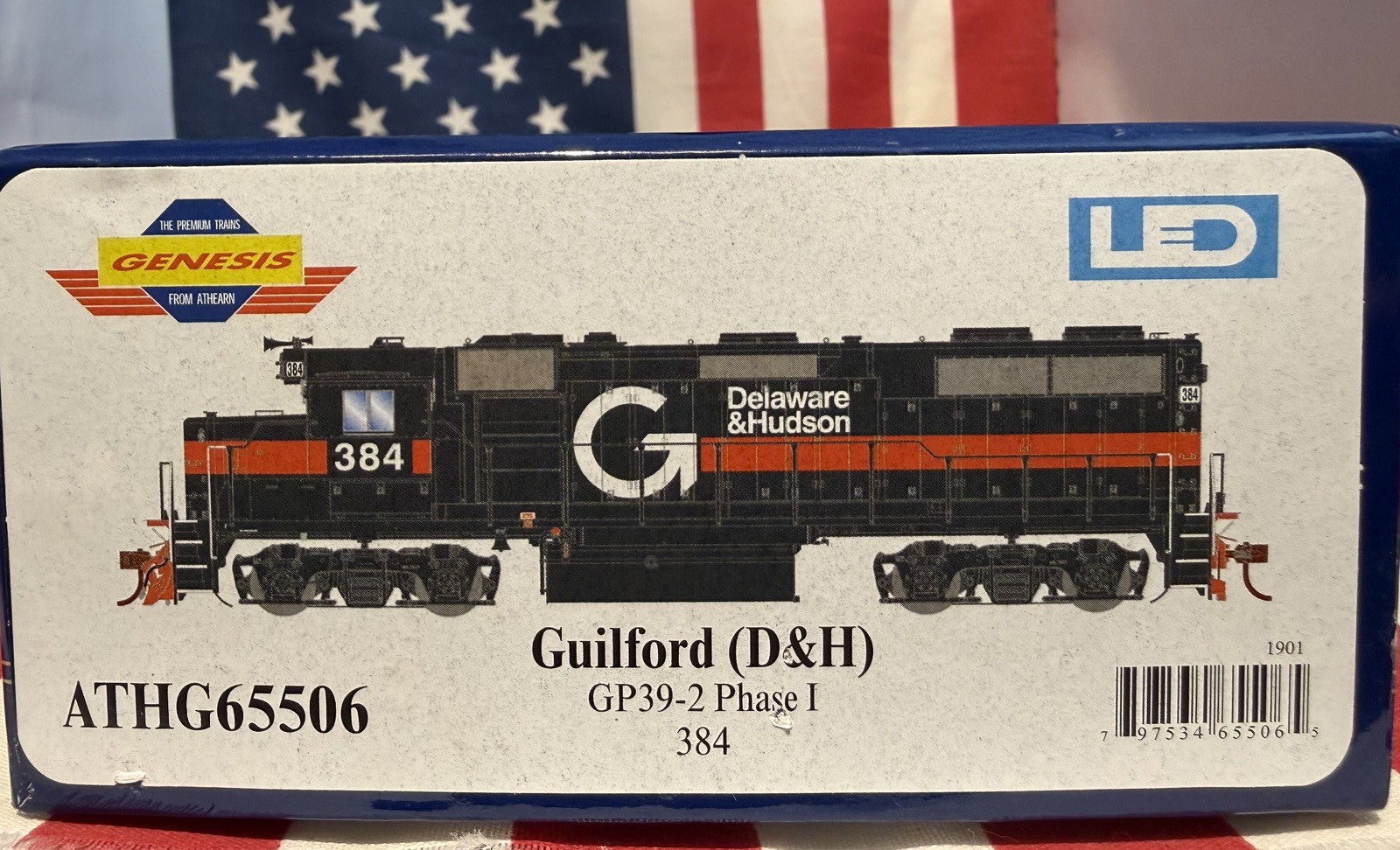 Athearn Genesis HO GP39-2 DCC Ready D&H Delaware & Hudson #384 ATHG65506