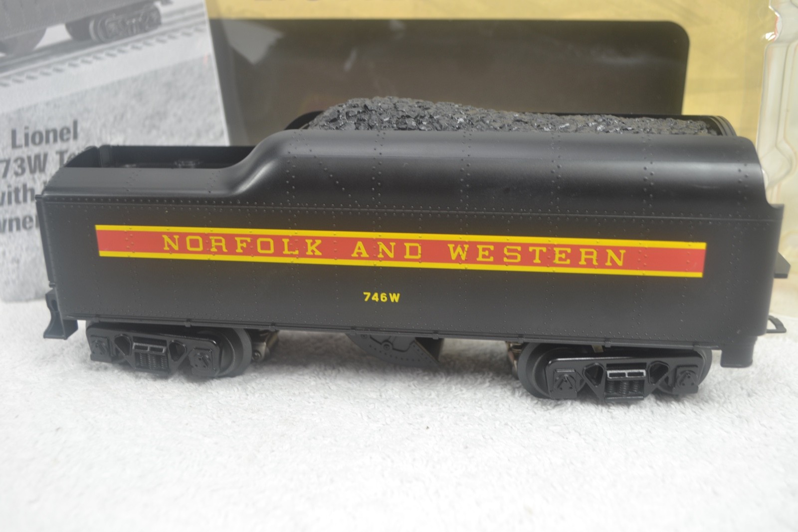 LIONEL 6-29850 NORFOLK AND WESTERN J TENDER, MINT-BOXED