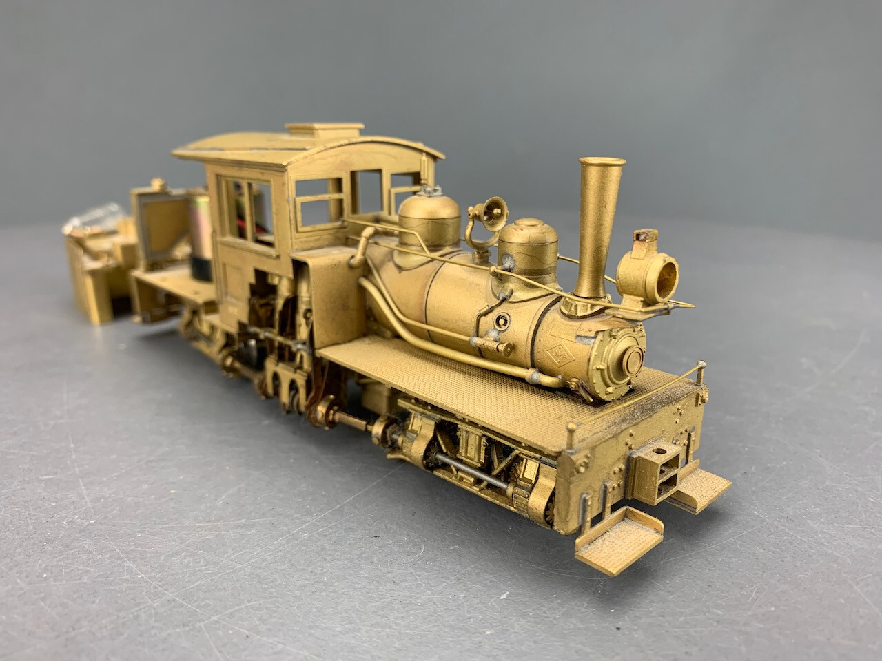 On2 Brass KTM Models 13 Ton Shay w/Grandt Line Drive O2897