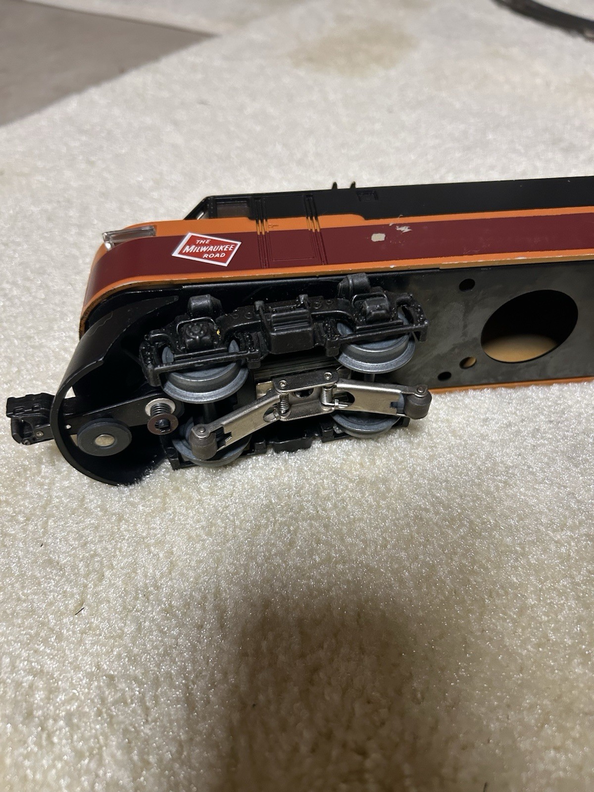 Lionel Milwaukee Road Electric Locomotive Vintage Train 8558 No Box Tested Works