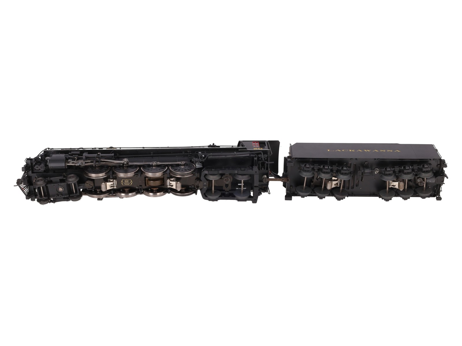 Weaver G1741LP O Brass Lackawanna 4-8-4 Steam Loco and Tender (3-Rail) #1643/Box