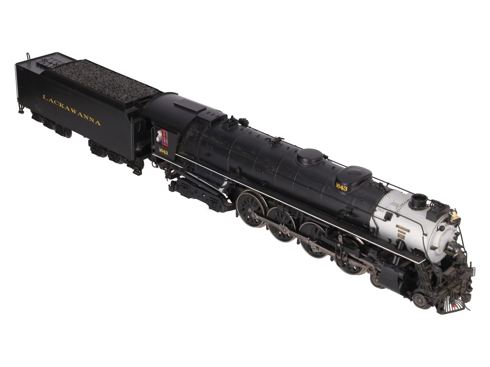 Weaver G1741LP O Brass Lackawanna 4-8-4 Steam Loco and Tender (3-Rail) #1643/Box