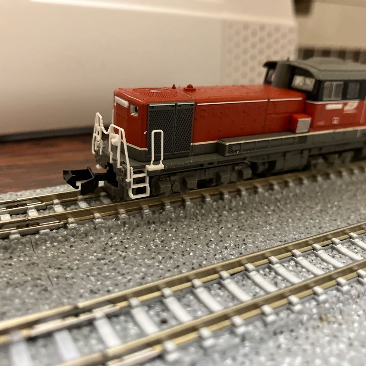 DD51 type diesel locomotive, N gauge el railroad, freight updated color, DD51