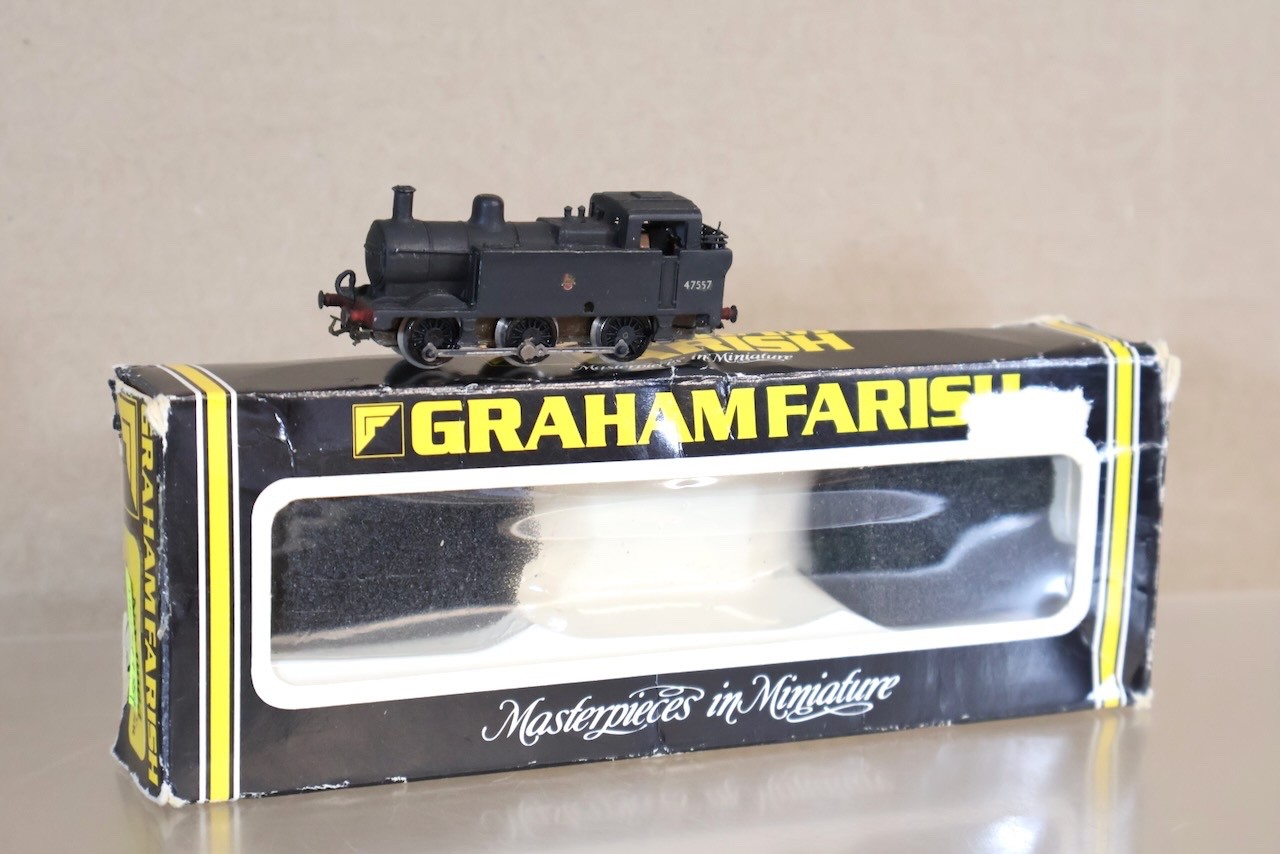 GRAHAM FARISH N GAUGE KIT BUILT BR 0-6-0 JINTY CLASS 3F LOCOMOTIVE 47557 on