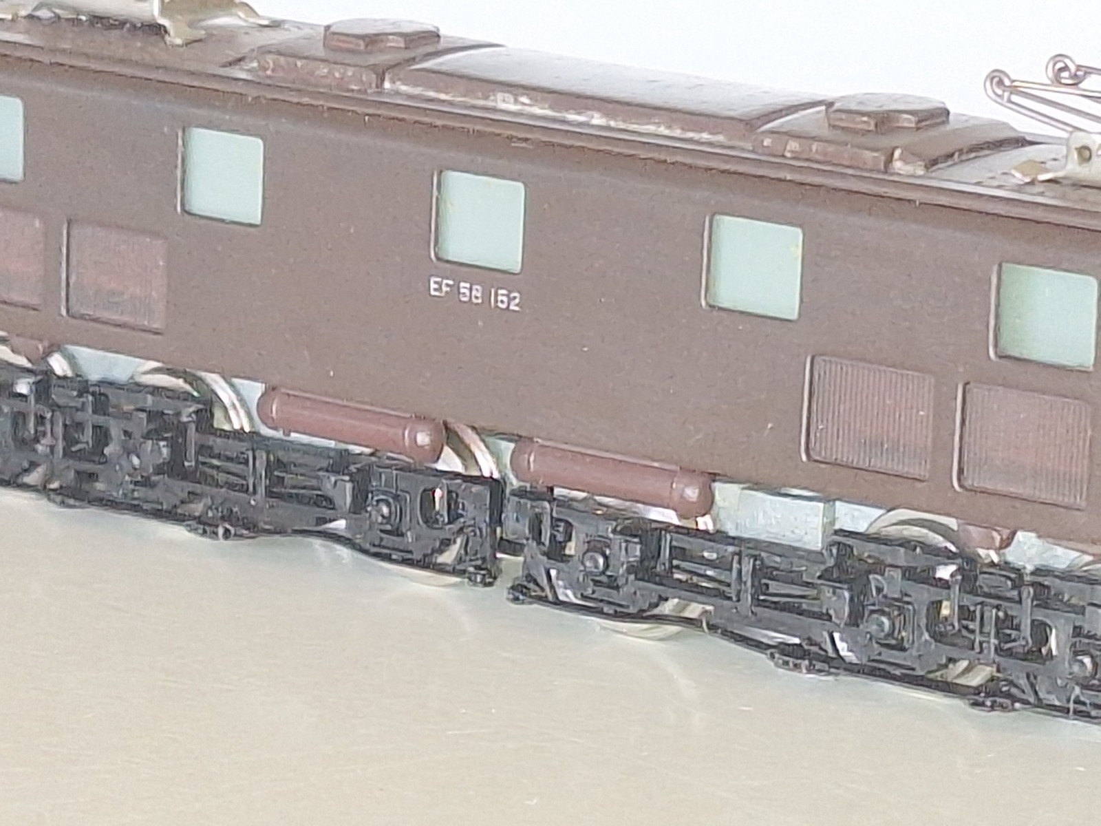 Unbranded N Scale. 4-C-C-4 Electric Loco EF 58152. V/good Cond. No Light.No Box